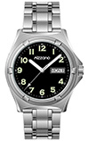 Mizzano Mens Workmens Watch 100m Black Dial St/Steel Band Mizzano Mens Workmens Watch 100m Black Dial St/Steel Band