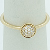 (RETIRED) DANISH 14ct Gold Dazzling Droplet Ring