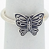(RETIRED) DANISH Vintage Butterfly Cubic Zirconia Ring