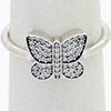 (RETIRED) DANISH Sparkling Butterfly Ring