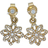(RETIRED) DANISH 14ct Gold Lace Botanique Earrings