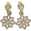 (RETIRED) DANISH 14ct Gold Lace Botanique Earrings (RETIRED) DANISH 14ct Gold Lace Botanique Earrings