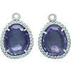 (RETIRED) Silver Compose Amethyst Cocktail Earrings