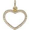 (RETIRED) 14ct Gold Compose Heart Pendant with Diamonds (RETIRED) 14ct Gold Compose Heart Pendant with Diamonds