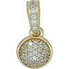 DANISH 14ct Gold Dazzling Droplet Pendant DANISH 14ct Gold Dazzling Droplet Pendant
