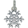 DANISH Silver Compose Snowflake Pendant