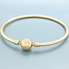DANISH 14ct gold Bangle with 14ct Gold Signature Clasp