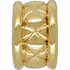 (RETIRED) DANISH 14ct Gold Bead Raised Edges (RETIRED) DANISH 14ct Gold Bead Raised Edges
