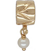(RETIRED) DANISH 14ct Gold Bead with Drop Pearl (RETIRED) DANISH 14ct Gold Bead with Drop Pearl