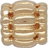 (RETIRED) DANISH 14ct Gold Bead Raised beads crimped edges (RETIRED) DANISH 14ct Gold Bead Raised beads crimped edges