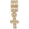 (RETIRED) DANISH 14ct Gold Bead Drop Cross (RETIRED) DANISH 14ct Gold Bead Drop Cross