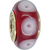 (RETIRED) Murano Glass Mystic Bead with 14ct Gold - Red (RETIRED) Murano Glass Mystic Bead with 14ct Gold - Red