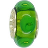 (RETIRED) Murano Glass Mystic Bead with 14ct Gold - Green