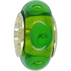 (RETIRED) Murano Glass Mystic Bead with 14ct Gold - Green (RETIRED) Murano Glass Mystic Bead with 14ct Gold - Green