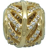 (RETIRED) DANISH 14ct Gold Shimmering Feather Openwork Charm (RETIRED) DANISH 14ct Gold Shimmering Feather Openwork Charm