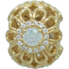 (RETIRED) DANISH 14ct Gold Floral Brilliance Openwork Charm (RETIRED) DANISH 14ct Gold Floral Brilliance Openwork Charm