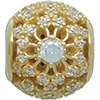 DANISH 14ct Gold Inner Radiance Openwork Charm DANISH 14ct Gold Inner Radiance Openwork Charm