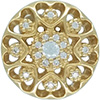 (RETIRED) DANISH 14ct Gold Hearts of Gold Openwork Charm (RETIRED) DANISH 14ct Gold Hearts of Gold Openwork Charm