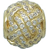DANISH 14ct Gold Sparkling Love Knot Charm DANISH 14ct Gold Sparkling Love Knot Charm
