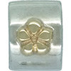 (RETIRED) DANISH Plain Clip with 14ct Flower (RETIRED) DANISH Plain Clip with 14ct Flower