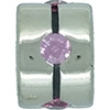 (RETIRED) DANISH Gem Bead with Pink CZ (RETIRED) DANISH Gem Bead with Pink CZ