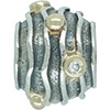 (RETIRED) DANISH Bands with gold Beads and Diamond (RETIRED) DANISH Bands with gold Beads and Diamond