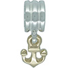 (RETIRED) DANISH Silver and 14ct Gold Hanging Anchor (RETIRED) DANISH Silver and 14ct Gold Hanging Anchor