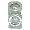 (RETIRED) DANISH Gem Bead with CZ (RETIRED) DANISH Gem Bead with CZ