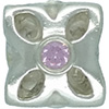 (RETIRED) DANISH Gem Bead and Pink CZ (RETIRED) DANISH Gem Bead and Pink CZ