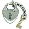 (RETIRED) DANISH Heart Lock and Key