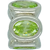 (RETIRED) DANISH Gem Bead with Large Lime CZ (RETIRED) DANISH Gem Bead with Large Lime CZ