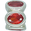 (RETIRED) DANISH Gem Bead with Large Orange CZ (RETIRED) DANISH Gem Bead with Large Orange CZ
