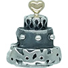 (RETIRED) DANISH silver and 14ct Gold Wedding Cake (RETIRED) DANISH silver and 14ct Gold Wedding Cake