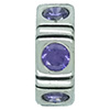 (RETIRED) DANISH Gem Bead with Purple Cubic Zirconia (RETIRED) DANISH Gem Bead with Purple Cubic Zirconia