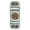 (RETIRED) DANISH Gem Bead with Brown Cubic Zirconia (RETIRED) DANISH Gem Bead with Brown Cubic Zirconia