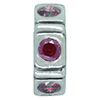 (RETIRED) DANISH Gem Bead with Red Cubic Zirconia (RETIRED) DANISH Gem Bead with Red Cubic Zirconia