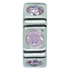(RETIRED) DANISH Gem Bead with Pink Cubic Zirconia (RETIRED) DANISH Gem Bead with Pink Cubic Zirconia