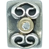 (RETIRED) DANISH Clip with 14ct Gold and Diamond (RETIRED) DANISH Clip with 14ct Gold and Diamond