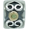 (RETIRED) DANISH Clip with 14ct Gold and Peridot (RETIRED) DANISH Clip with 14ct Gold and Peridot