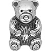 (RETIRED) DANISH Silver Teddy Bear (RETIRED) DANISH Silver Teddy Bear