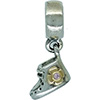 (RETIRED) DANISH Baby Shoe with 14ct Gold and Pink CZ (RETIRED) DANISH Baby Shoe with 14ct Gold and Pink CZ