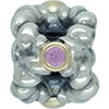 (RETIRED) DANISH Bead Binding Beauty w 14ct and Pink Sapphires (RETIRED) DANISH Bead Binding Beauty w 14ct and Pink Sapphires