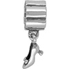 (RETIRED) DANISH Silver Bead with Hanging Ladies Shoe (RETIRED) DANISH Silver Bead with Hanging Ladies Shoe