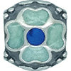 (RETIRED) DANISH Flower Blue and Light Blue Enamel (RETIRED) DANISH Flower Blue and Light Blue Enamel