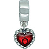 (RETIRED) DANISH Hanging Heart Red Enamel (RETIRED) DANISH Hanging Heart Red Enamel
