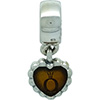 (RETIRED) DANISH Hanging Heart Cognac Enamel (RETIRED) DANISH Hanging Heart Cognac Enamel