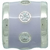 (RETIRED) DANISH Silver Promise Bead Lilac Enamel and CZ