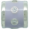 (RETIRED) DANISH Silver Promise Bead Lilac Enamel and CZ (RETIRED) DANISH Silver Promise Bead Lilac Enamel and CZ