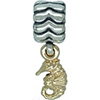 (RETIRED) DANISH Silver and 14ct Bead Hanging Seahorse (RETIRED) DANISH Silver and 14ct Bead Hanging Seahorse