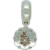 (RETIRED) DANISH Silver Bead Hanging Number 6 in Garnets (RETIRED) DANISH Silver Bead Hanging Number 6 in Garnets